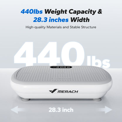 CV40 Curved 440 lbs High-Power Vibration Plate for Weight Loss